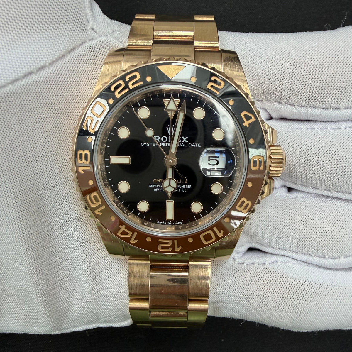 Rolex gmt master ii 126715chnr