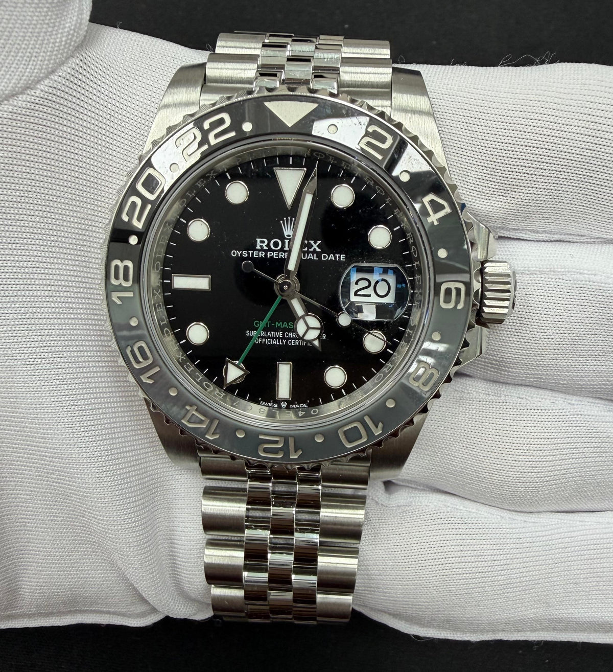 Rolex gmt master ii 126710grnr