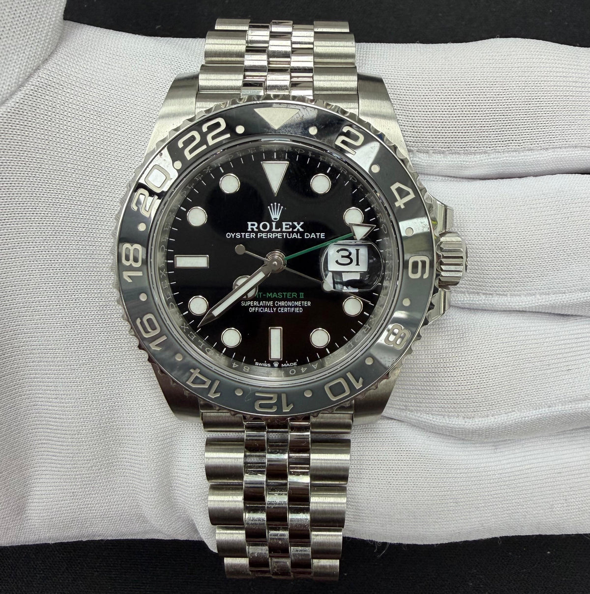 Rolex gmt master ii 126710grnr