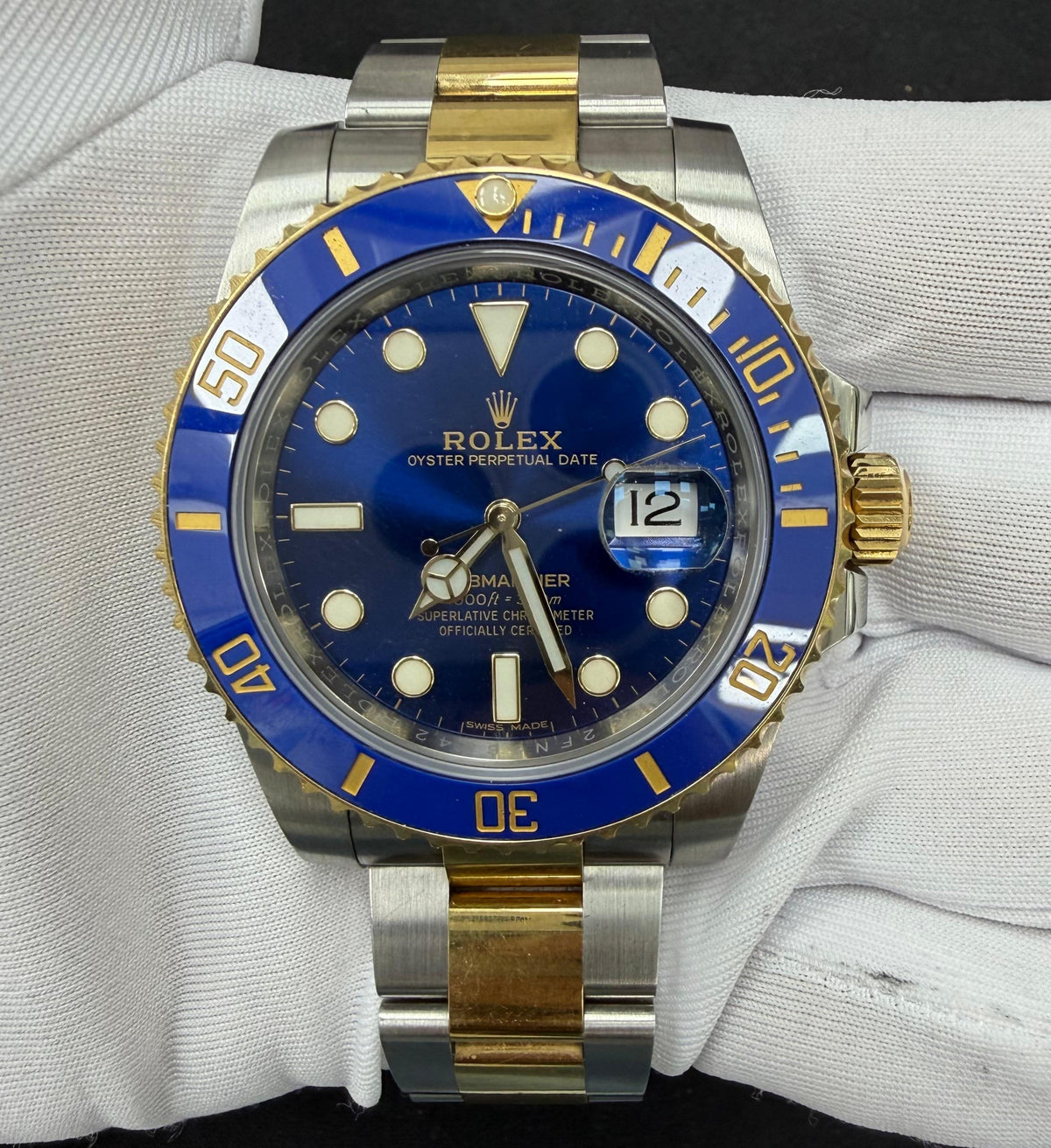 Rolex submariner date 116613lb