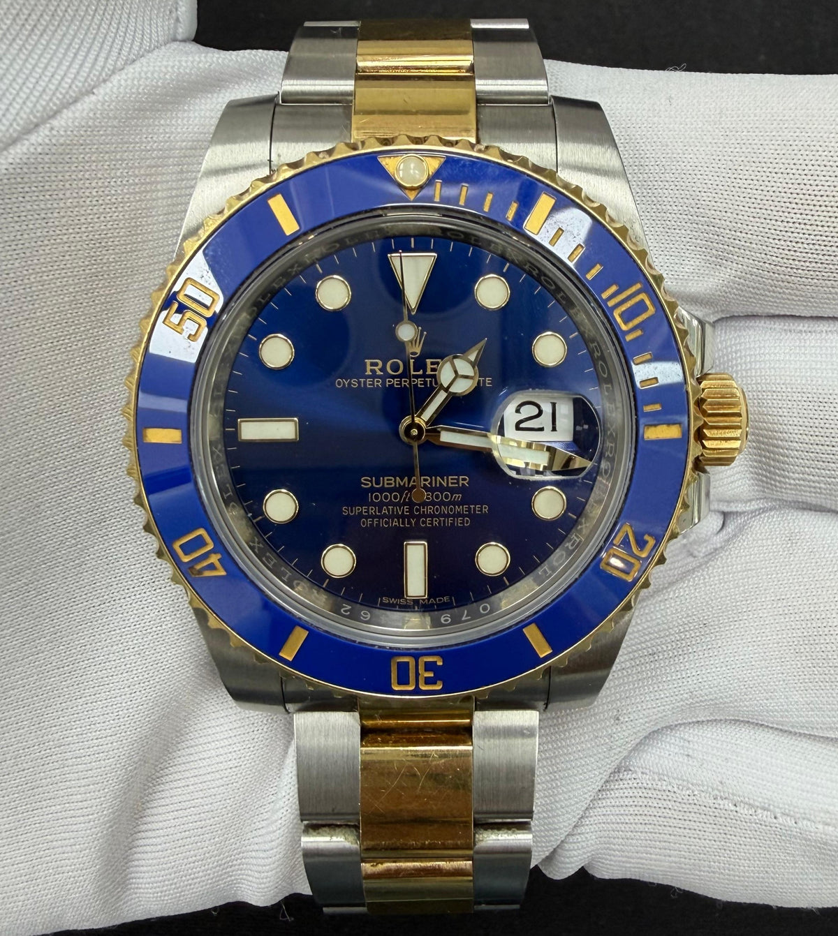 Rolex submariner date 116613lb
