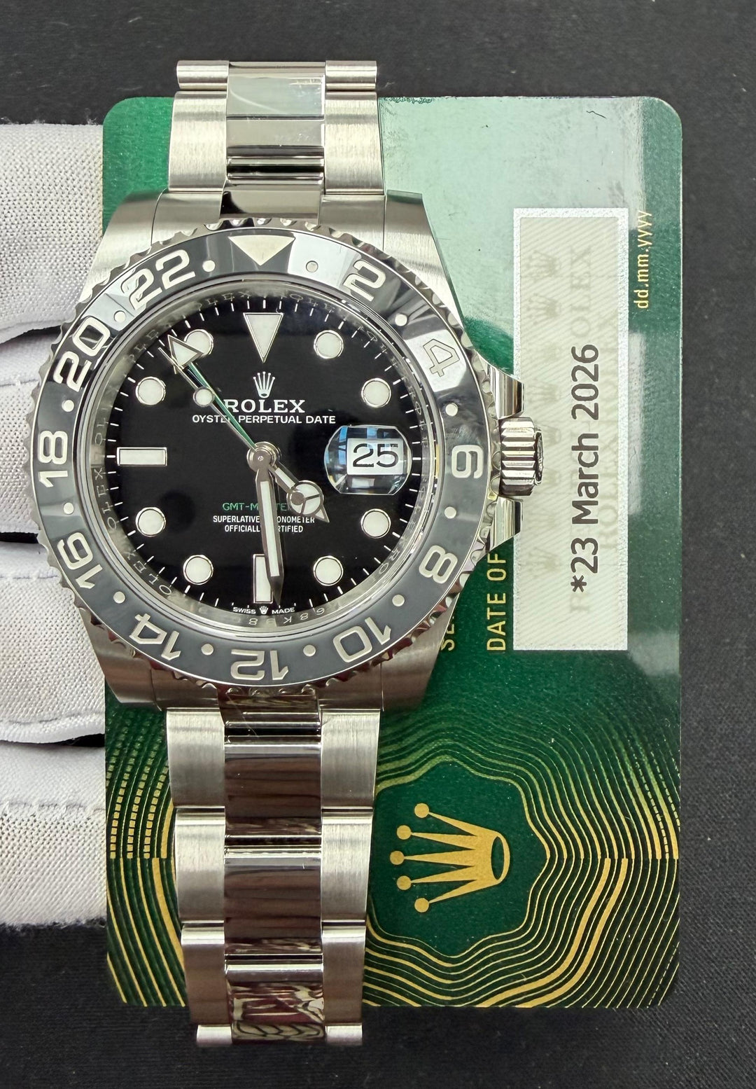 ROLEX GMT MASTER II 126710GRNR