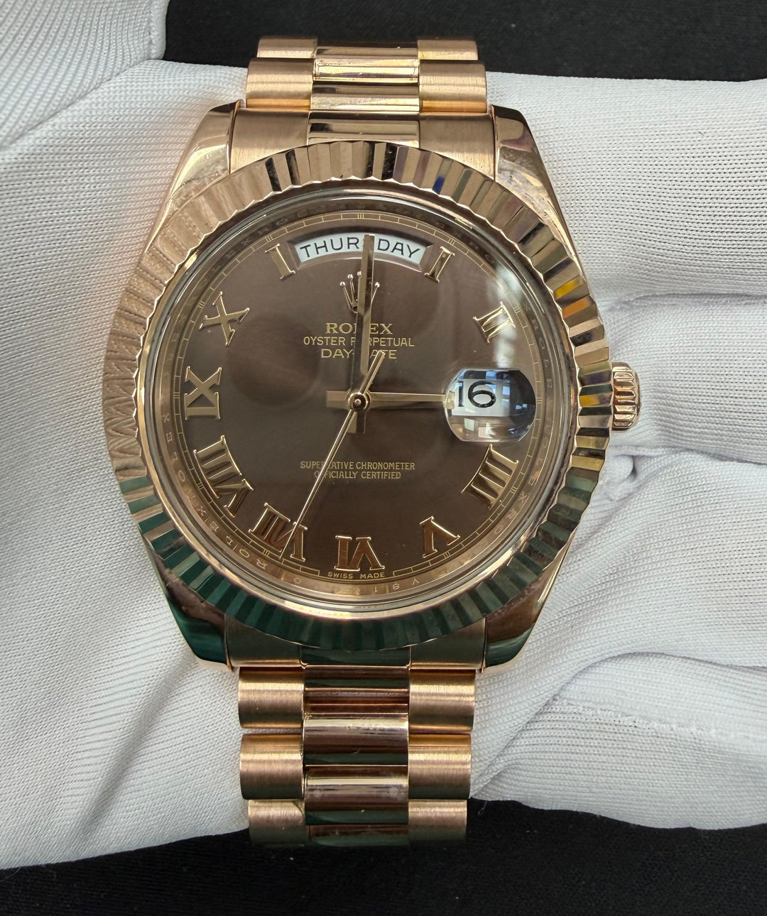 ROLEX DAY-DATE II 218235