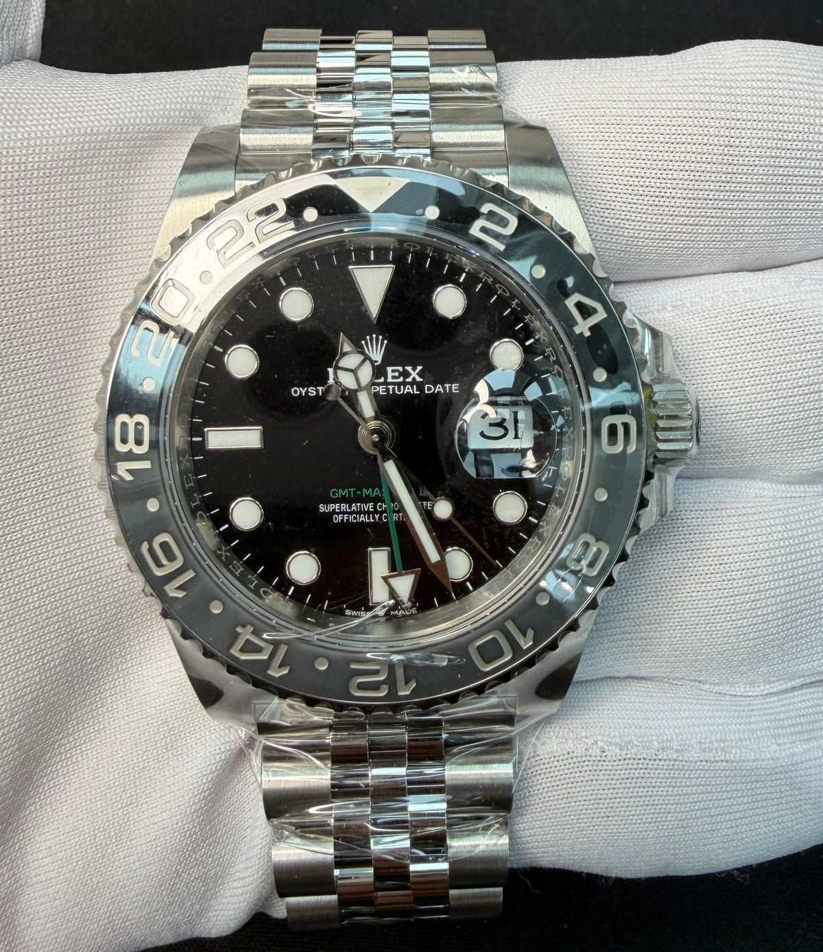 Rolex gmt master ii 126710grnr