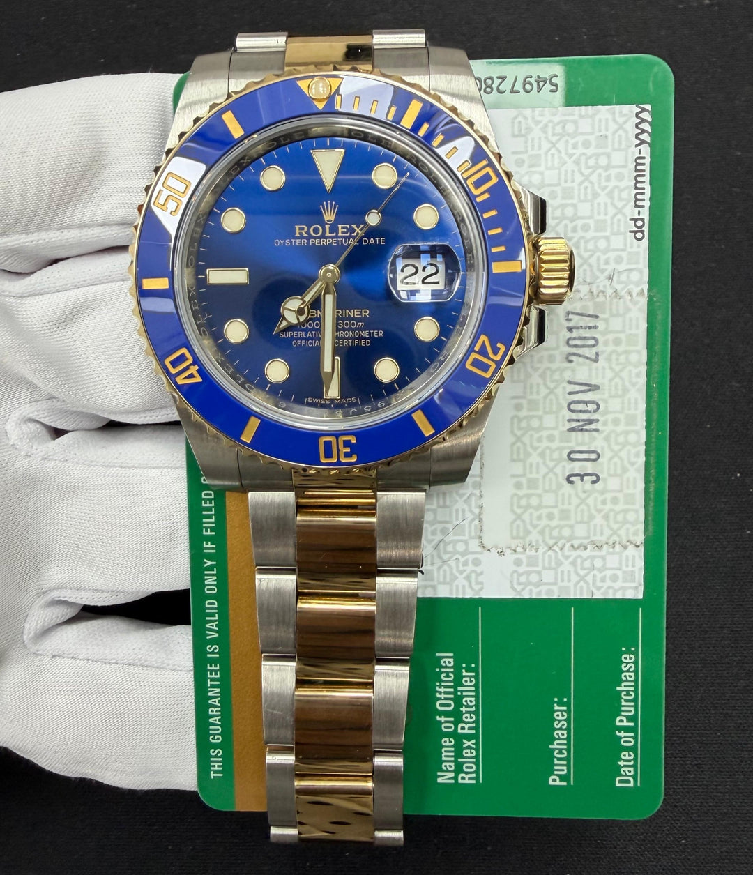 ROLEX SUBMARINER DATE 116613LB