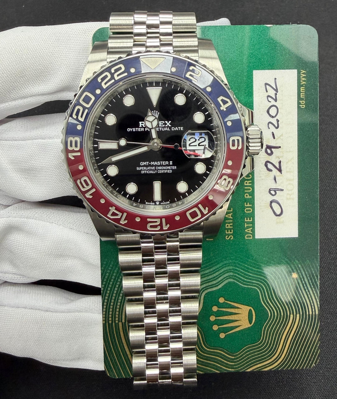 ROLEX GMT MASTER II 126710BLRO