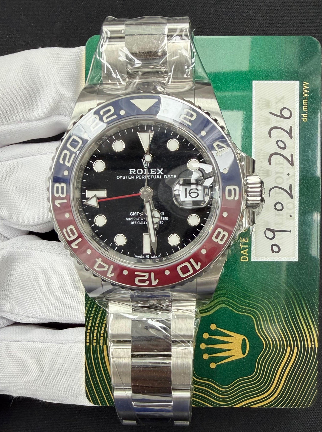 ROLEX GMT MASTER II 126710BLRO