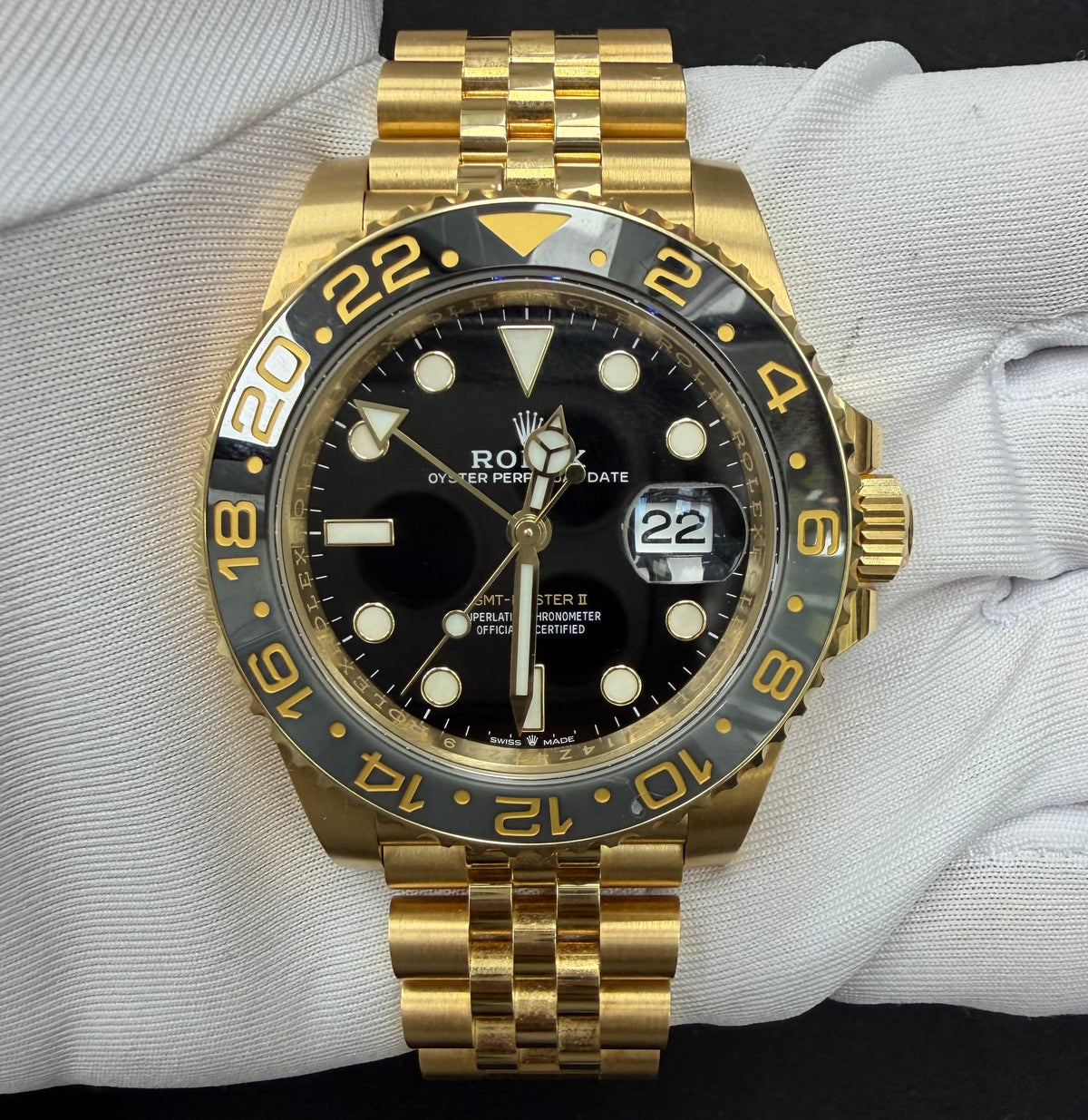 Rolex gmt master ii 126718grnr
